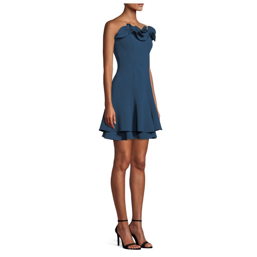 Tansy Strapless Ruffle Mini Dress - Picture 2 of 4